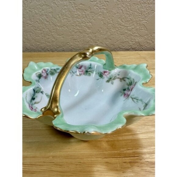 Noritake Nippon Candy Trinket Dish Hand Painted Fine Porcelain Antique Japan 6" - Picture 4 of 14